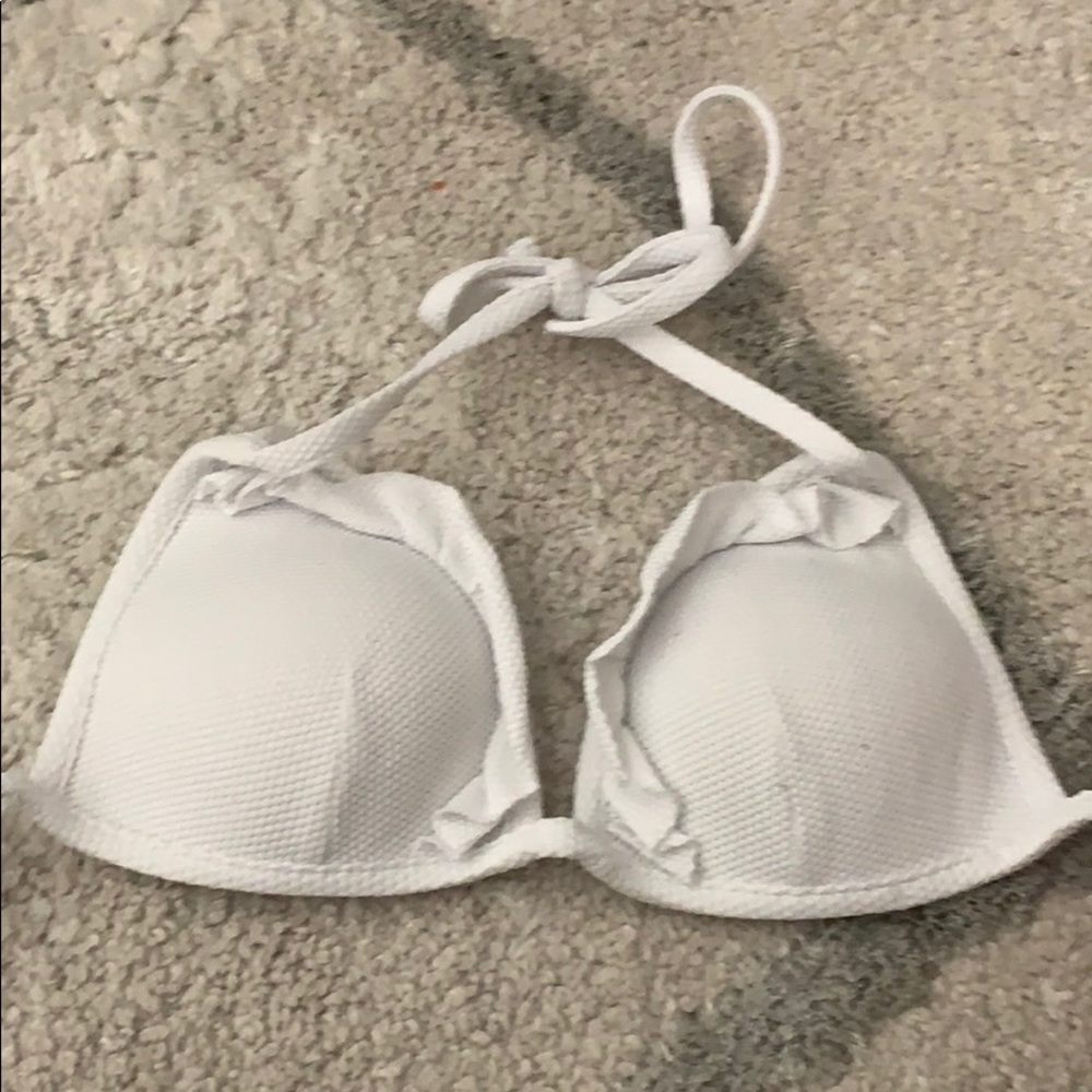 Super cute white calzedonia white bikini top
